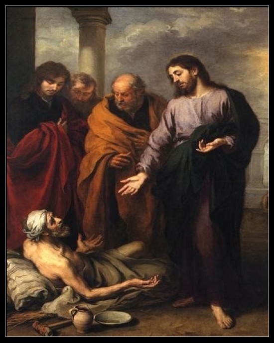 Art Print - 'Christ Heals The Paralytic'' by Bartolome Esteban Murillo - from Art com