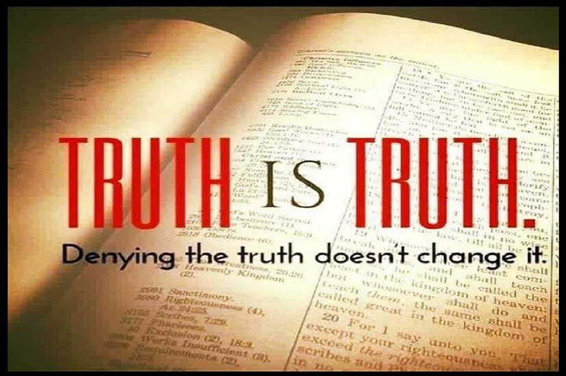 The Word Truth in blocks picture