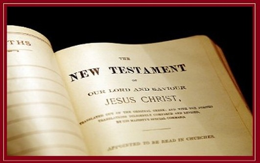 Picture of The New Testament open bible