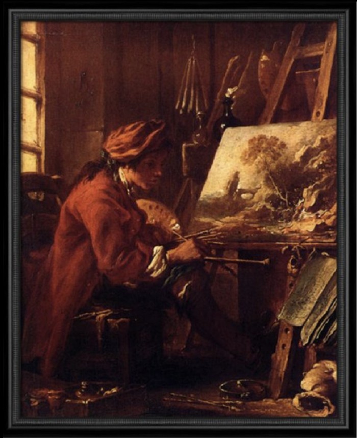 Picture A Painter in His Studio