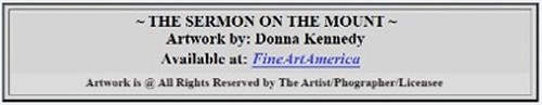 image the sermon on the mount by donna kennedy