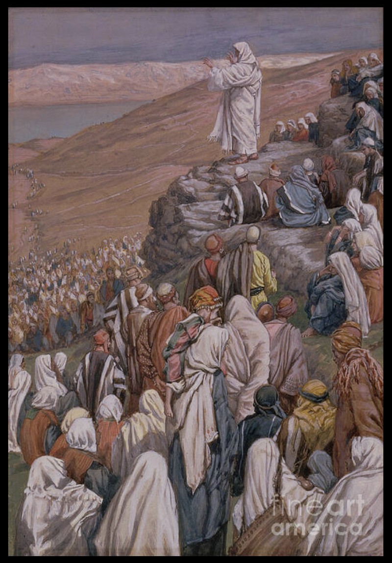 image  the sermon of jesus christ on the mount.