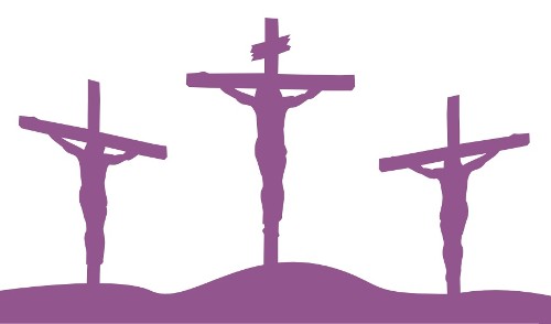 image of three crosses