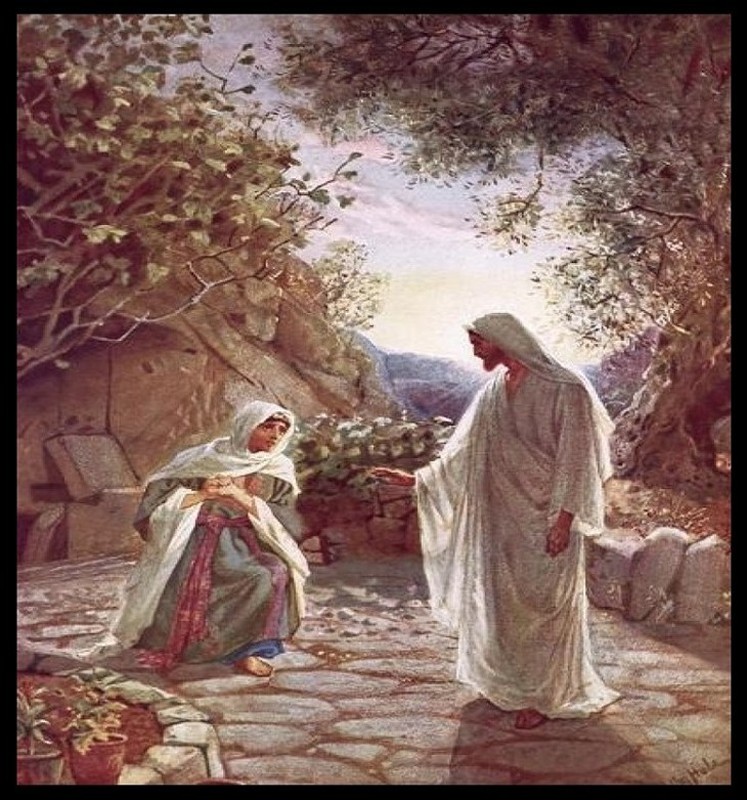 image Jesus revealing himself to Mary Magdalene 