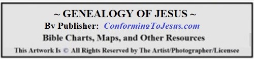 chart genealogy of Jesus