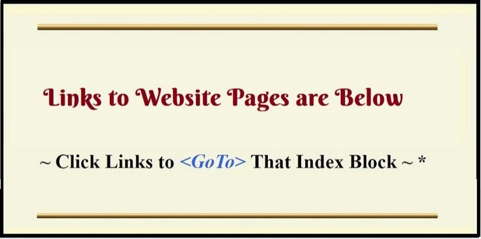 image heading  links to website pages are below GoTo