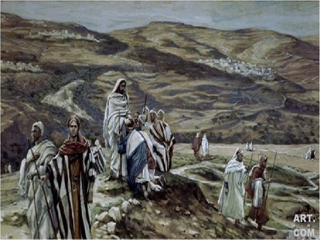 Art Print 'Christ Sending Out The Seventy Disciples' by James Tissot  from Art.com
