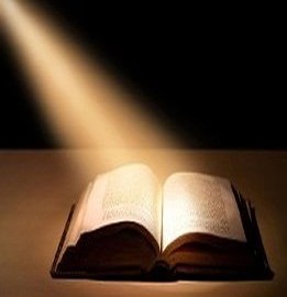 Art-Picture 'Light Shining On An Open Bible' - heading